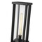 Z-Lite Glenwood 1 Light Outdoor Pier Mounted Fixture, Black & Clear 586PHBS-SQPM-BK - alternate 2